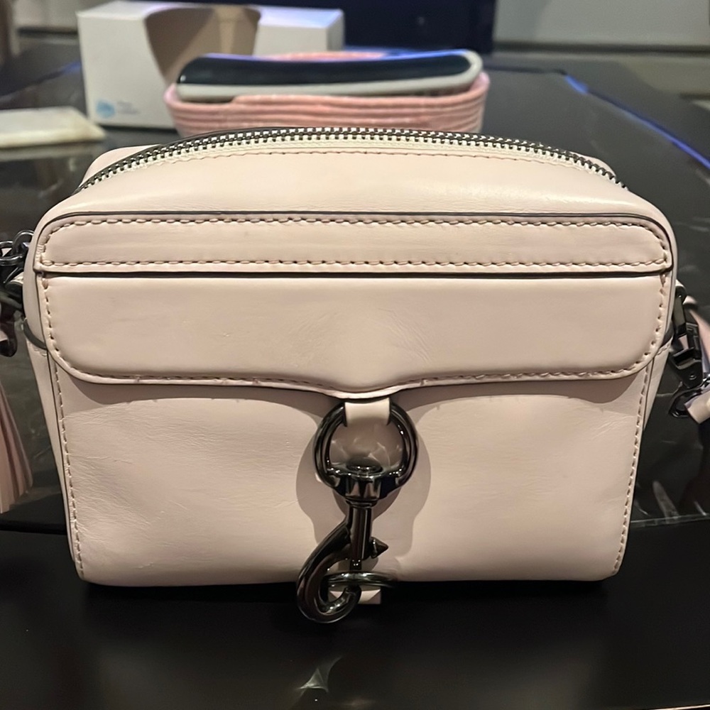 Rebecca Minkoff pink crossbody, barely used